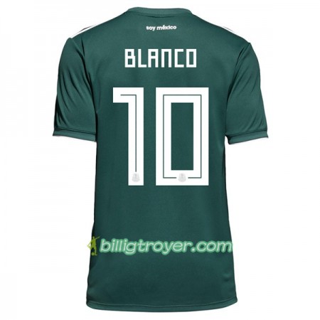 Billige Fotballdrakter Mexico Blanco 10 VM 2018 Hjemmedraktsett